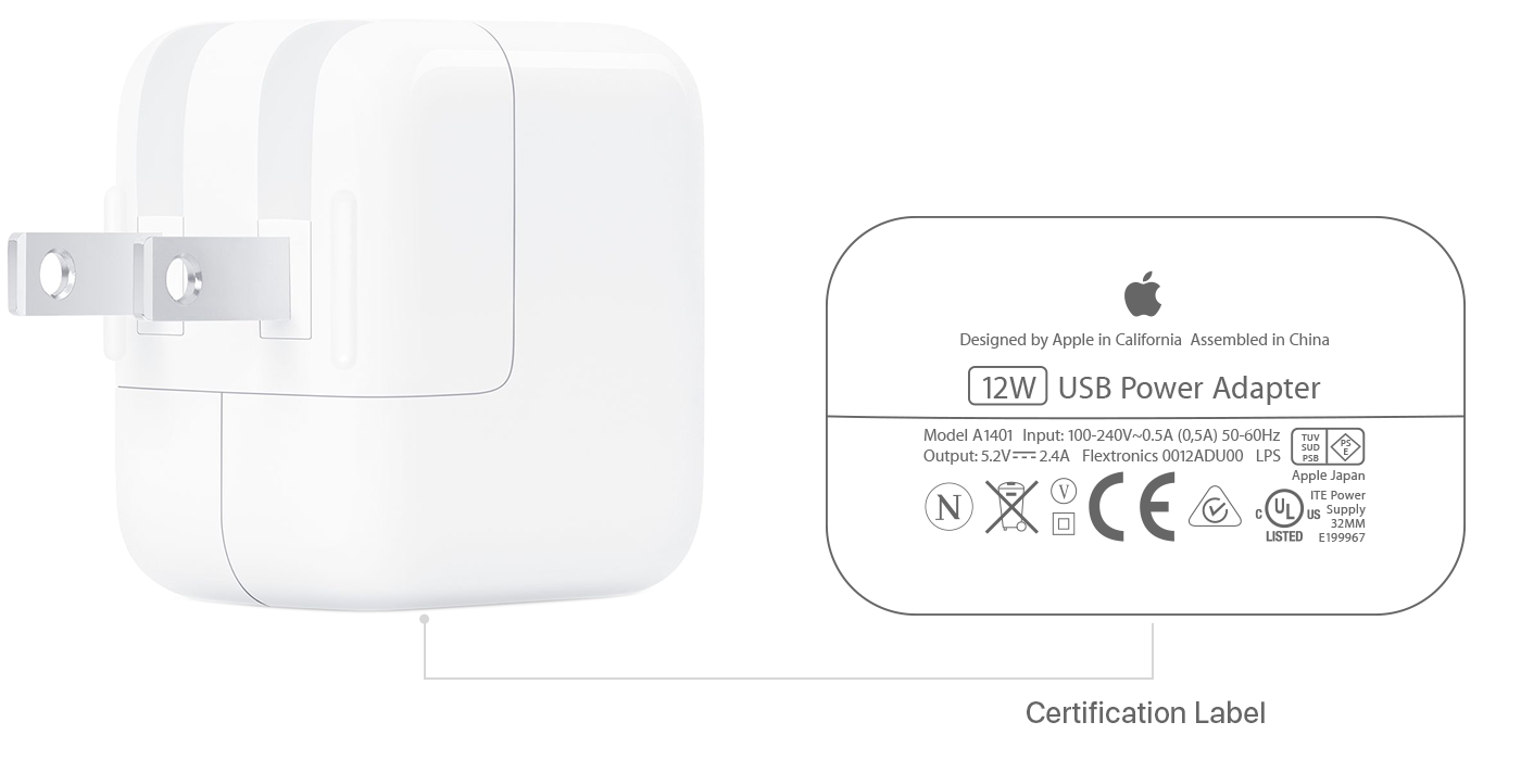 Apple 12W USB Power Adapter