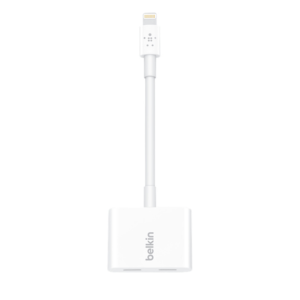 apple belkin lightning audio and charge splitter