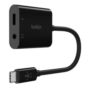 Belkin Type-C to 3.5mm Audio + USB-C Charge RockStar Connector