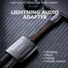 Macdodo Lightning to 3.5mm Audio + Lightning Charge Splitter