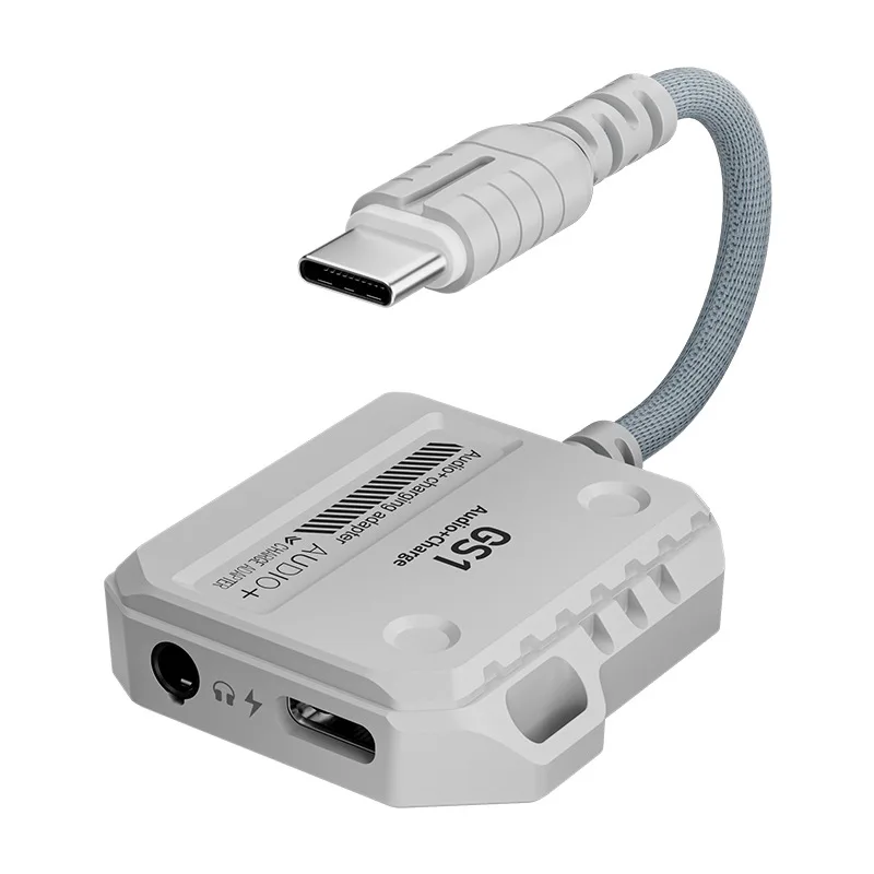 Apple iPad M5/M4 Type-C To Type-C + 3.5MM Audio Splitter By Plextone
