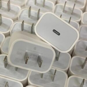 Genuine Apple 20W charger imported loose and repacked for the Pakistan market.