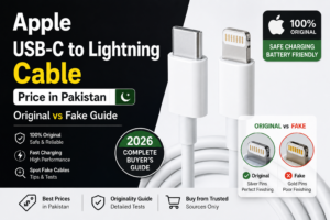 Apple Type-C to Lightning Cable Original vs Fake Pakistan Guide