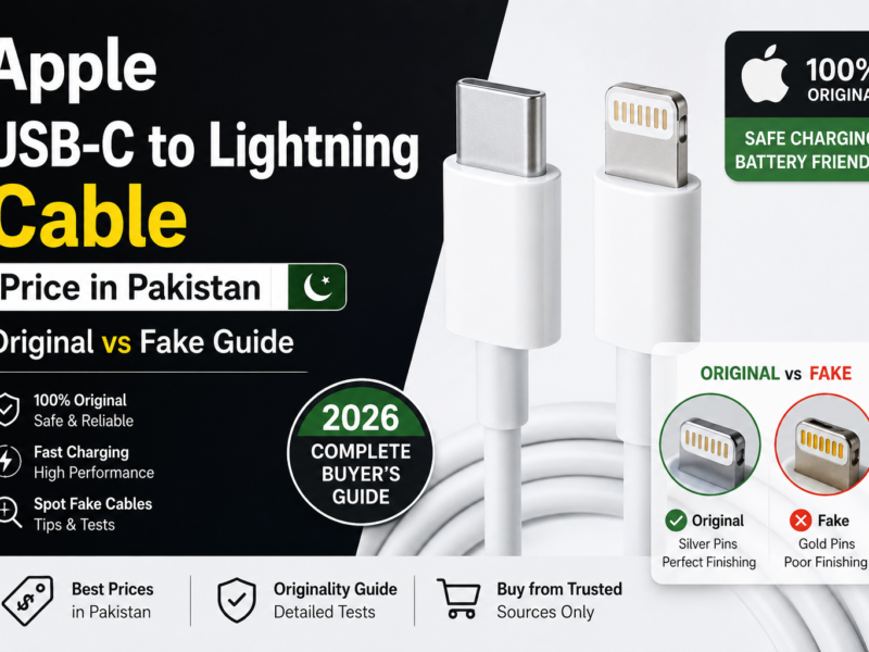 How to Check Original Apple Type-C to Lightning Cable (Original vs Fake Guide – Pakistan)
