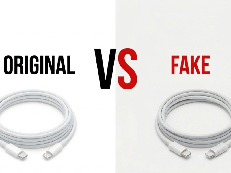 How to Check Apple Original vs Fake USB-C to Lightning Cable (Pakistan Market Guide)
