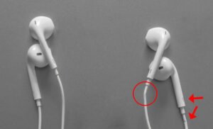 APPLE ORIIGNAL HANDSFREE WIRE NEVER BEND WHILE COPY WILL BREAK WITH BEND 