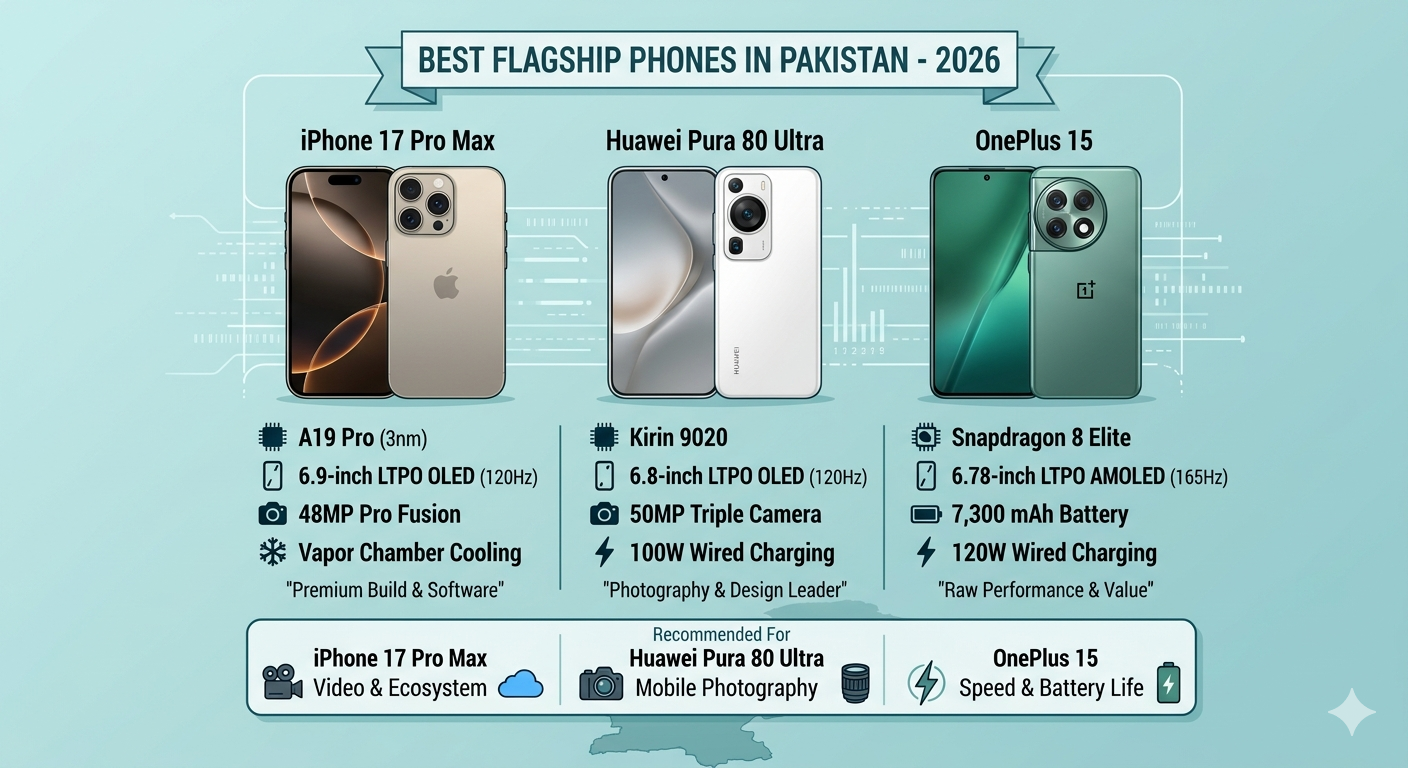 Best Flagship Phones in Pakistan 2026