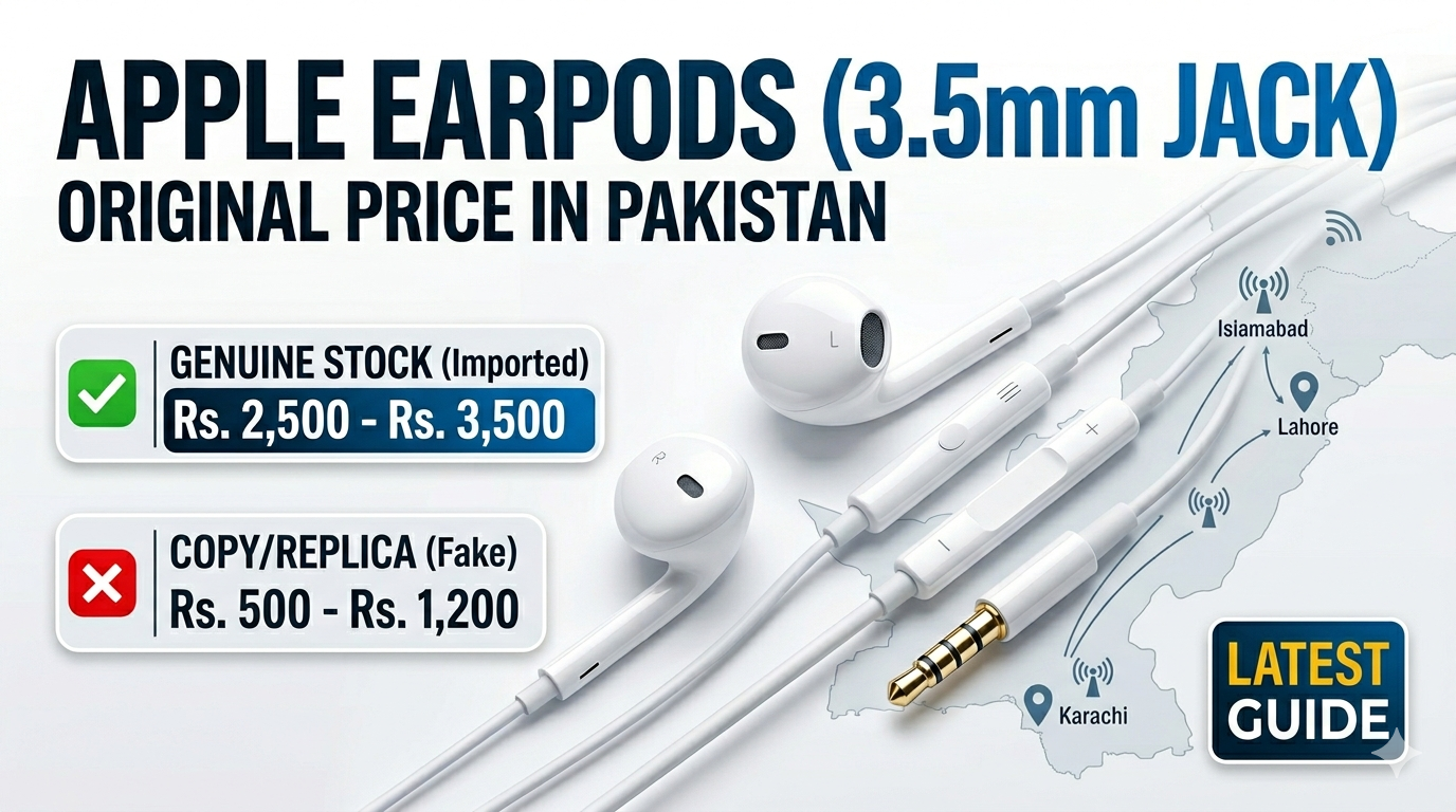 Apple EarPods 3.5mm Jack Price In Pakistan | Latest Price Update