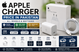 Apple Charger Price in Pakistan — All Models and Wattages