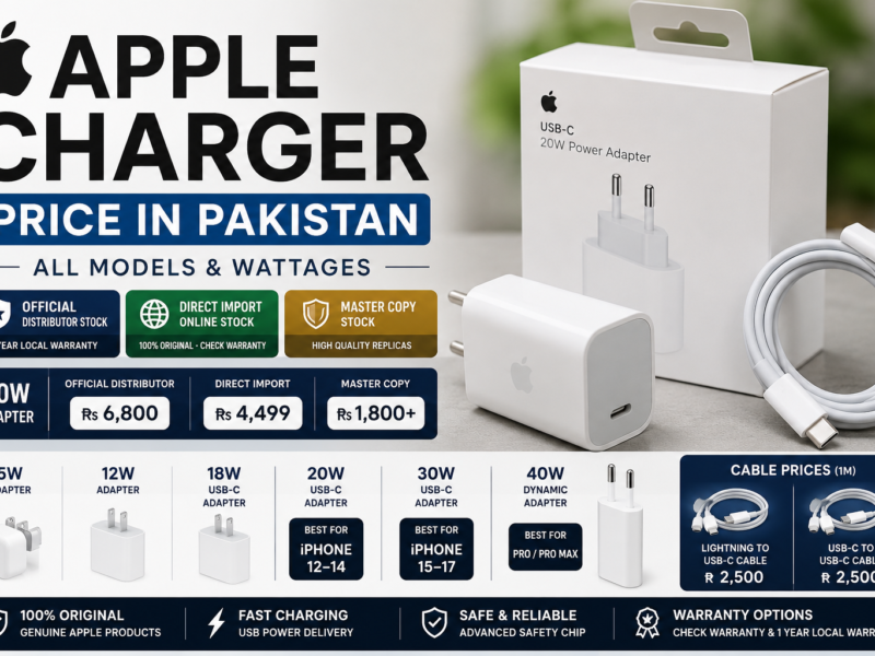 Apple Charger Price in Pakistan — All Models & Latest Updated Rates