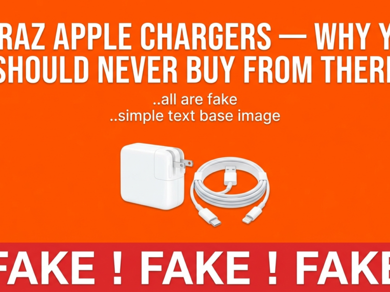 Daraz Apple Chargers — Why You Should Never Buy From There