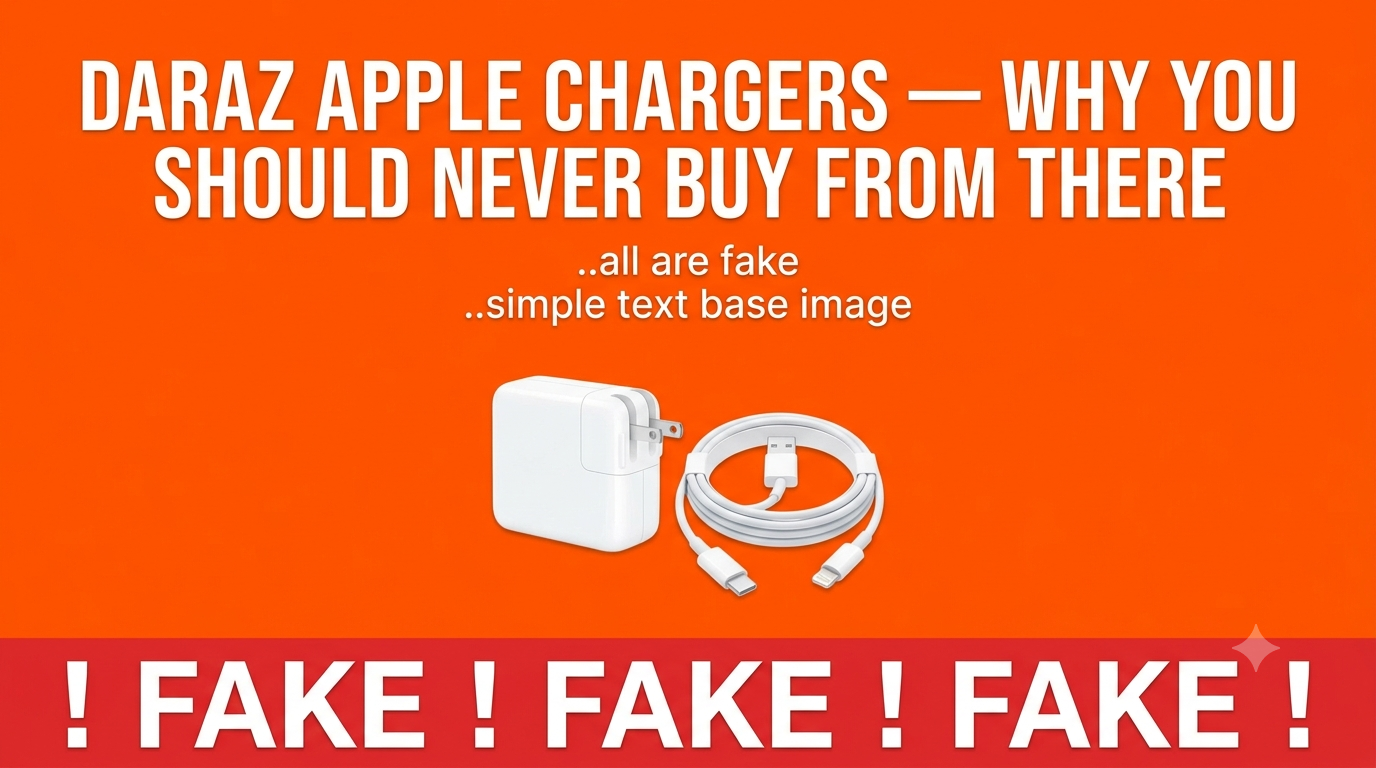 Daraz Apple Chargers — Why You Should Never Buy From There