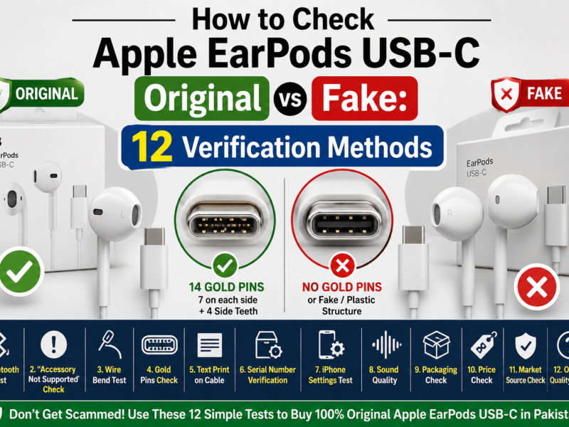 How to Check AppleEarPods USB-C Original vs Fake: 12 Verification Methods