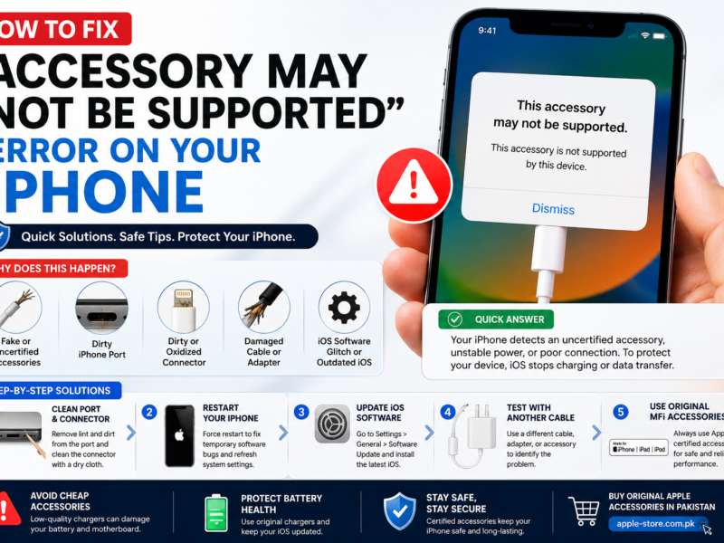 How to Fix “This Accessory May Not Be Supported” on iPhone