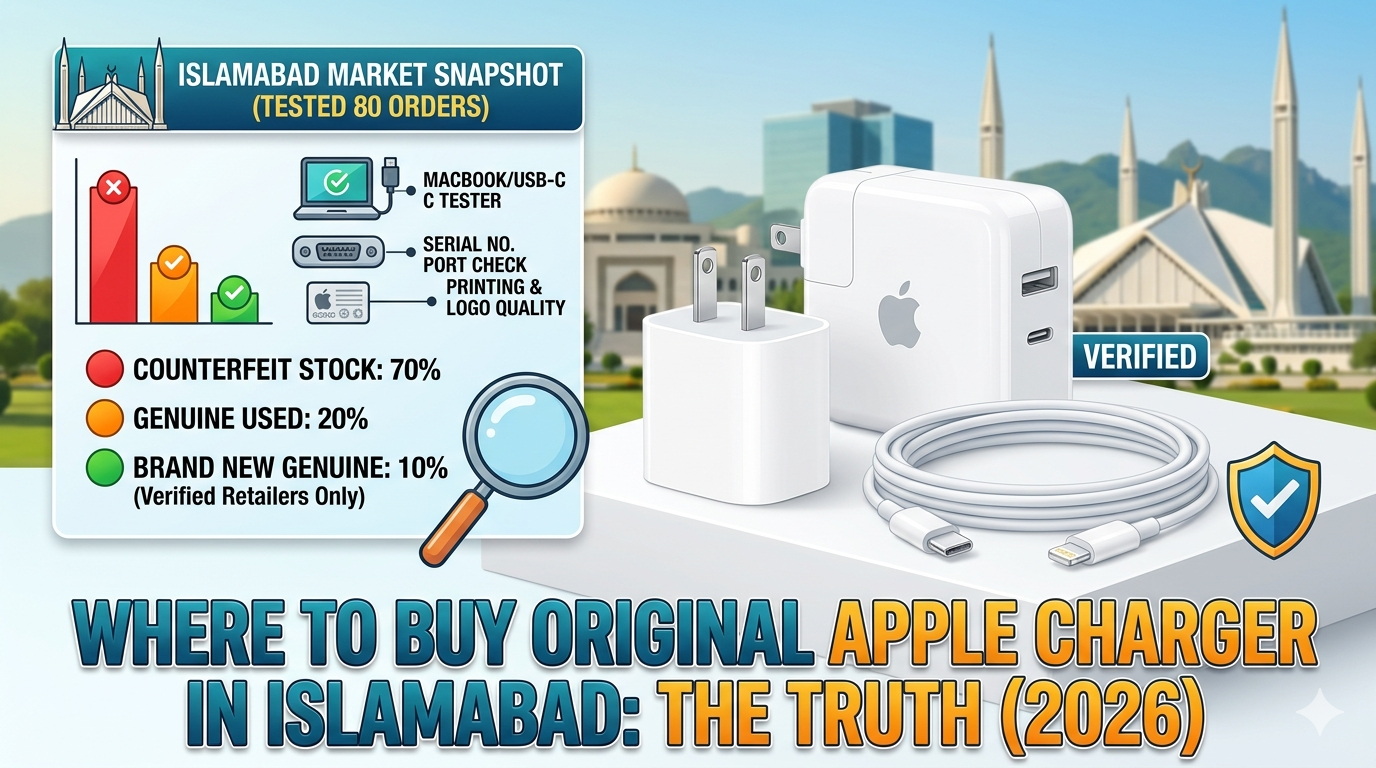 Where to Buy Original Apple Charger in Islamabad