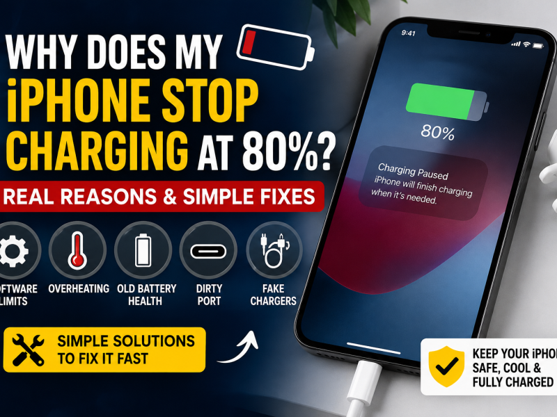 Why Does My iPhone Stop Charging at 80%?
