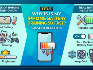Why Is My IPhone Battery Draining So Fast in Pakistan ? Causes & Fixes