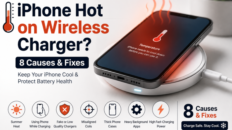 Why Wireless Charging Makes Your iPhone Hot? Causes & Fixes
