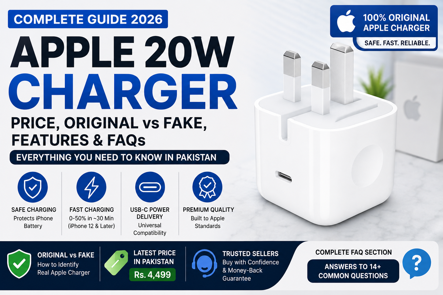 Apple 20W USB-C Power Adapter Price in Pakistan