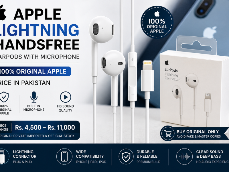 Apple Lightning Handsfree Price in Pakistan | iPhone 7 to 14