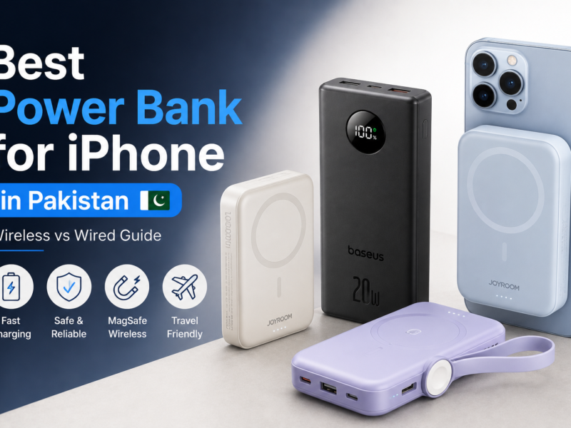 Best Power Bank for iPhone in Pakistan: Top MagSafe & Wired Options
