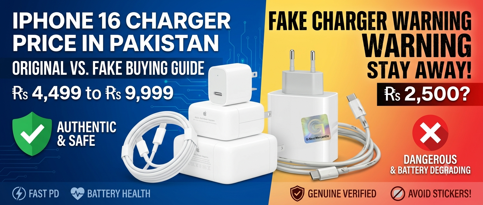 iPhone 16 Charger Price in Pakistan | 20W VS 30W VS 40W