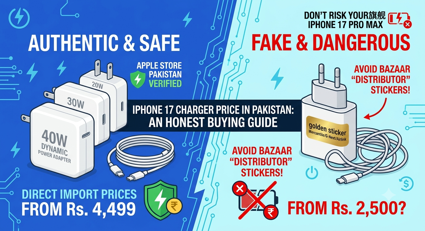 iPhone 17 Charger Price in Pakistan | 20W VS 30W VS 40W iPhone 17 Charger Price in Pakistan | 20W VS 30W VS 40W